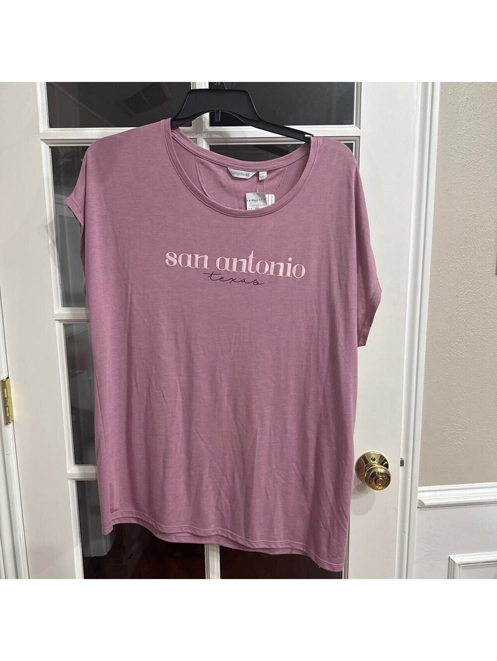 Camp David San Antonio Texas Relaxed Dolman T-Shirt